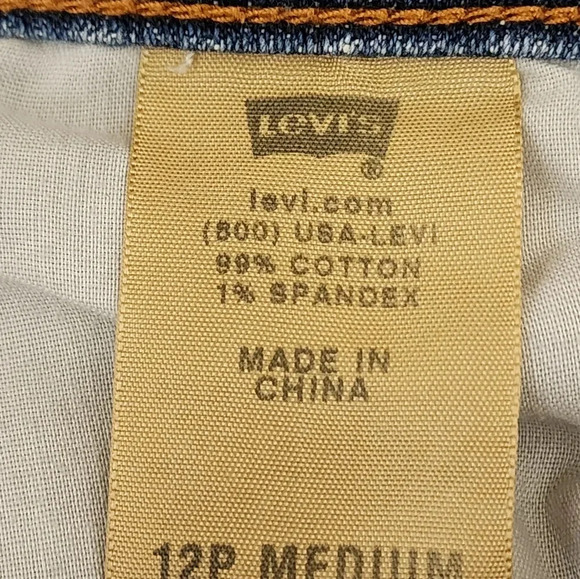 Levi's Blue Boot Cut Jeans - Picture 8 of 9